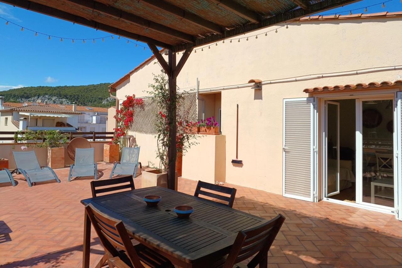 Ferienwohnung Seafront L'Estartit Roof Exterior foto