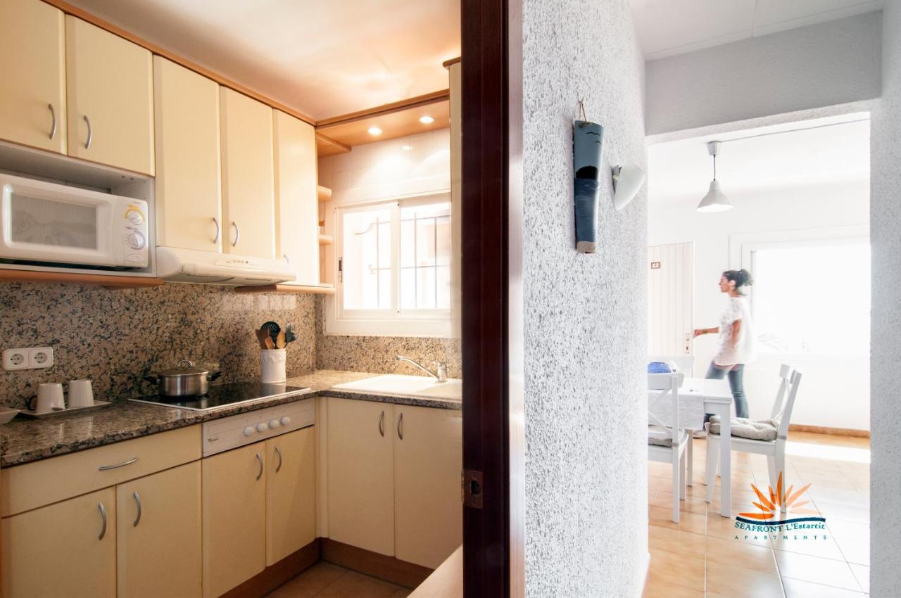 Ferienwohnung Seafront L'Estartit Roof Exterior foto