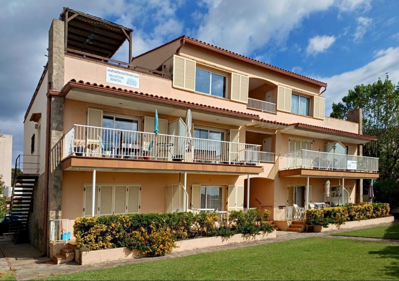 Ferienwohnung Seafront L'Estartit Roof Exterior foto